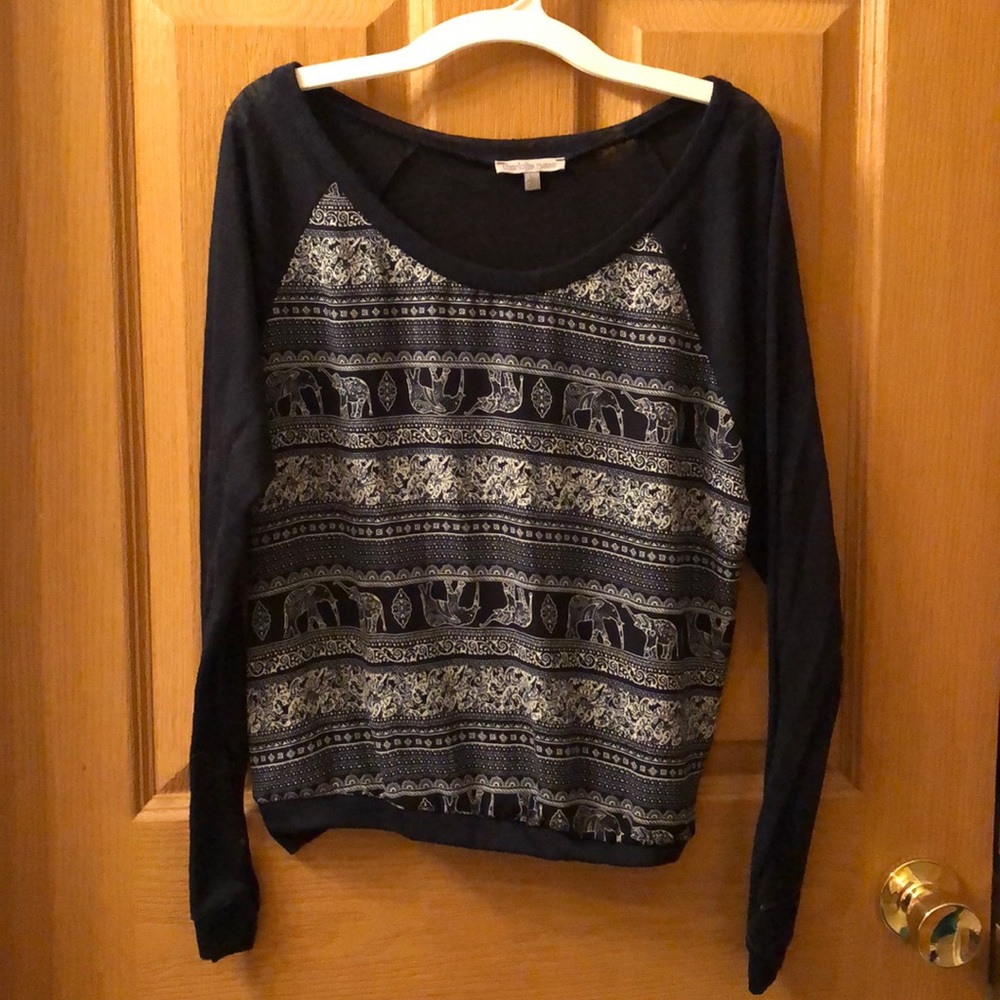 Charlotte Russe Long-sleeve shirt.